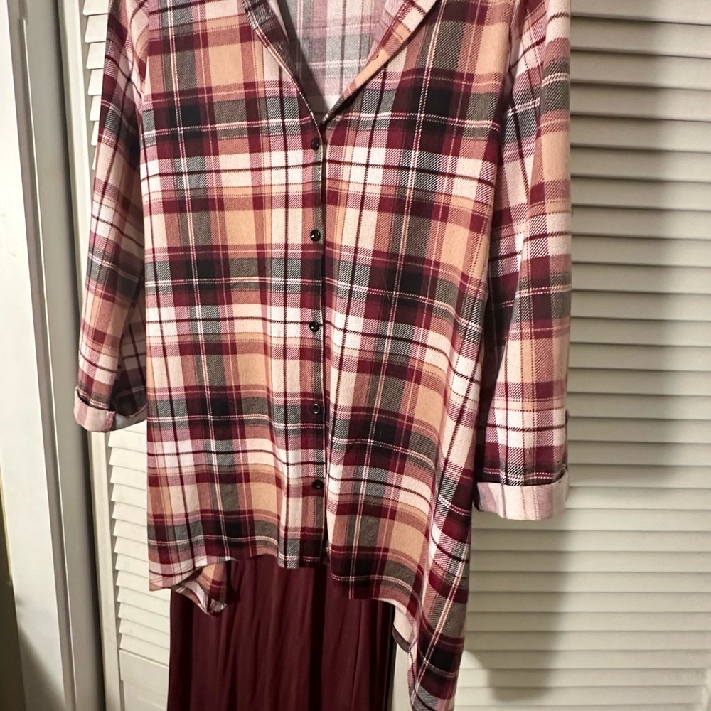 Wide leg pant set